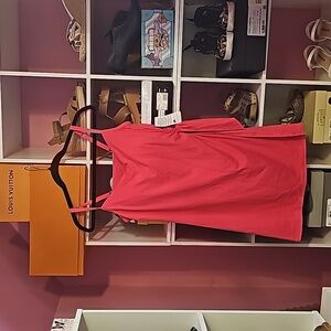 Lands End Hot Pink Swimsuit